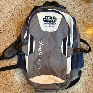 Disney Cruise Line Star Wars Day at Sea Backpack 2017 Exclusive Gray Navy